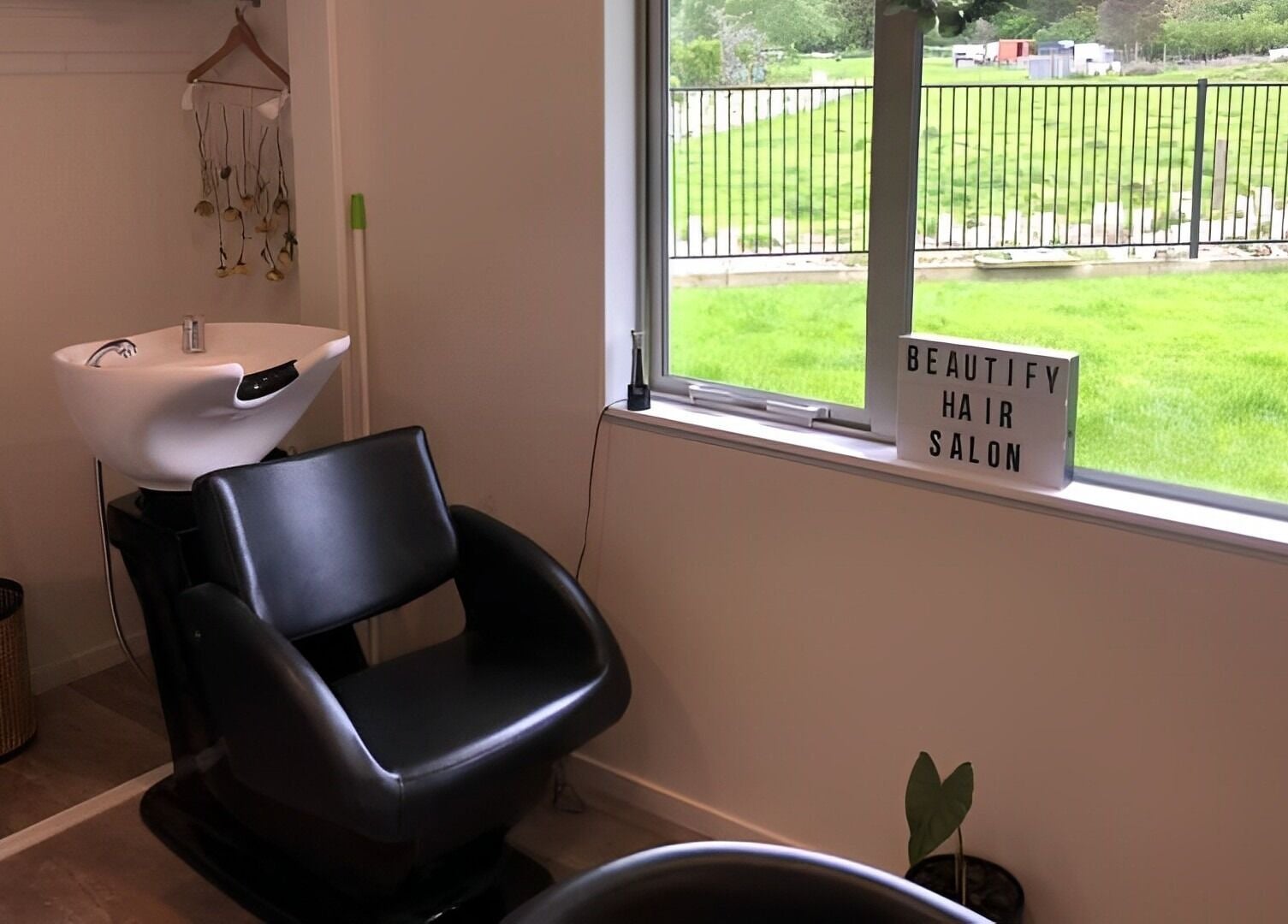 Relaxing salon setup at Beautify hair by Dee Charles, Nelson, Nelson, NZ, offering serene styling services.