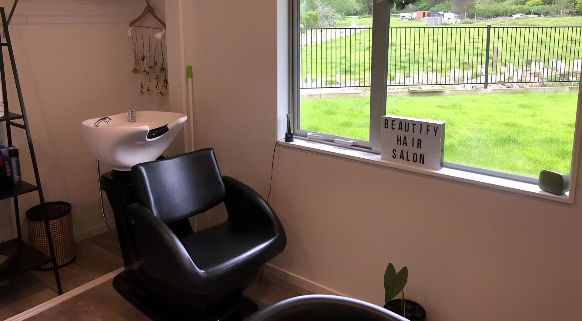 Relaxing salon setup at Beautify hair by Dee Charles, Nelson, Nelson, NZ, offering serene styling services.