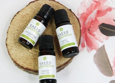 Kaeso essential oils at Shass Therapy Massage in Cheltenham, England, GB offer pure relaxation.