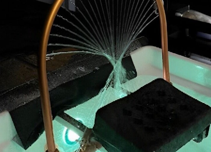 Luxurious foot spa at NoonaLash Laman Areca, Nilai, Negeri Sembilan, MY. Experience ultimate relaxation.