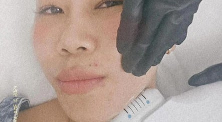 Close-up facial treatment at SP Beauty Bar, Sydney, New South Wales, AU for skin rejuvenation.