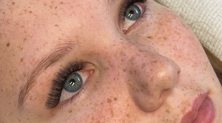 Close-up of a person's eye with lush lashes at The Lash Lounge, Agnes Water, Queensland, AU.