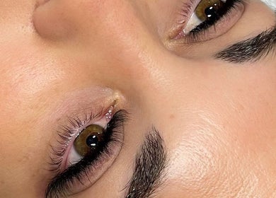 Close-up of eyelashes at The Lash Lounge, Agnes Water, Queensland, AU, showcasing expert beauty care.