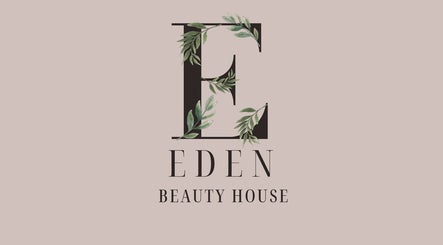 Elegant logo of Eden Beauty House in Ipswich, England, GB with floral accents.