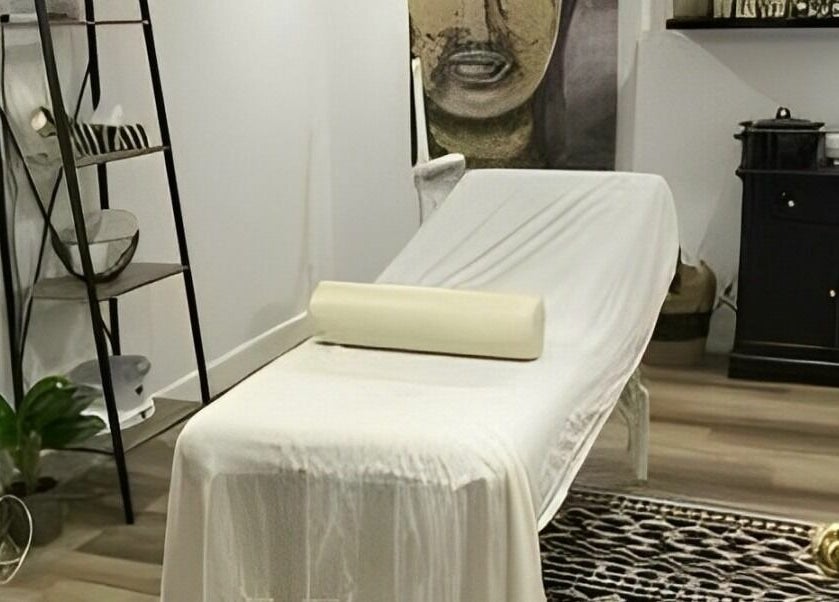 Salle de traitement apaisante à Espace Bien-être de Lyster, Lyster, Québec, CA.