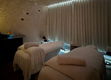 Relax in Ocean Day Spa's serene massage room in Surfers Paradise, Queensland, AU for ultimate rejuvenation.