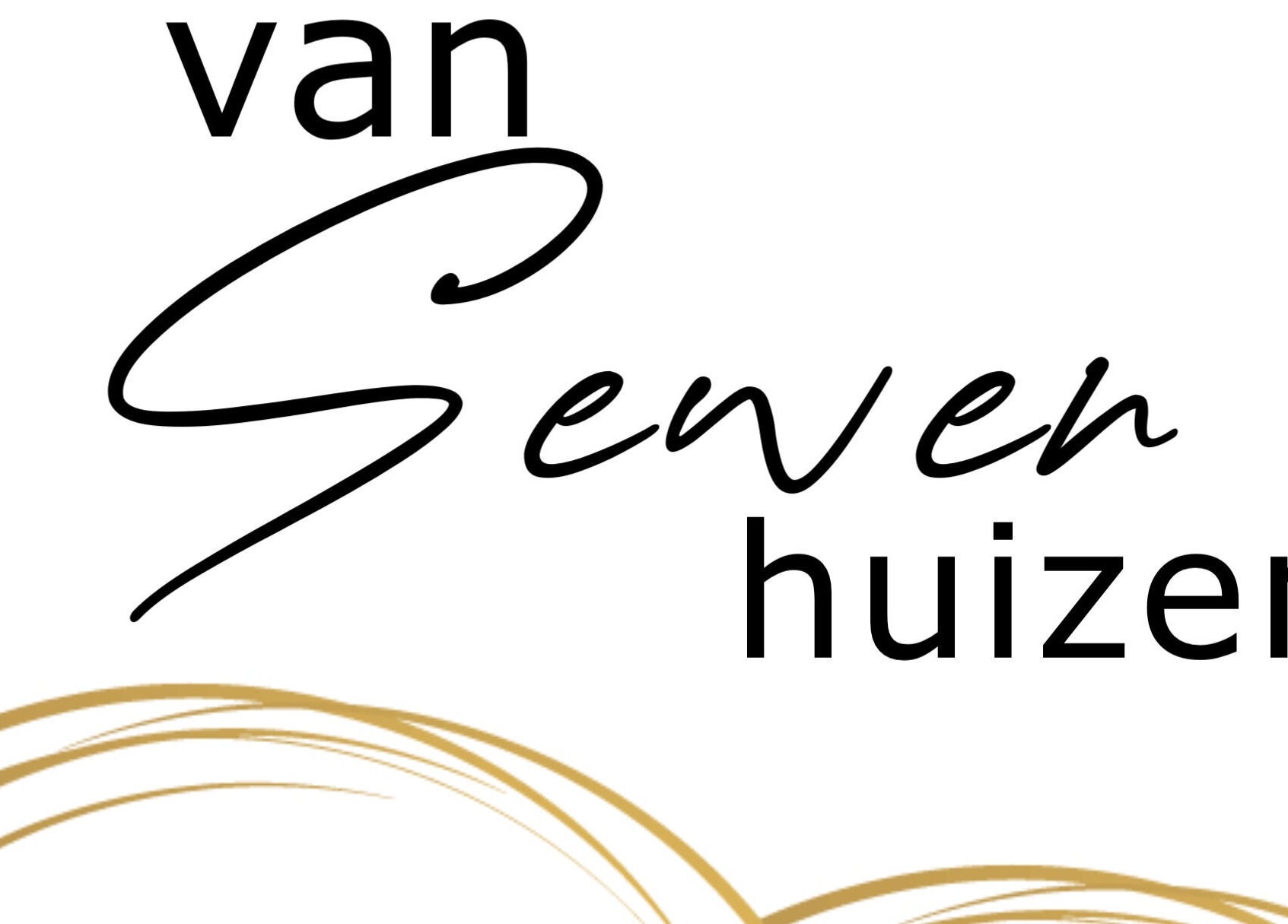 Elegant Van Sewen Huizen logo in Tzaneen, Limpopo, ZA with stylish font and gold accents.