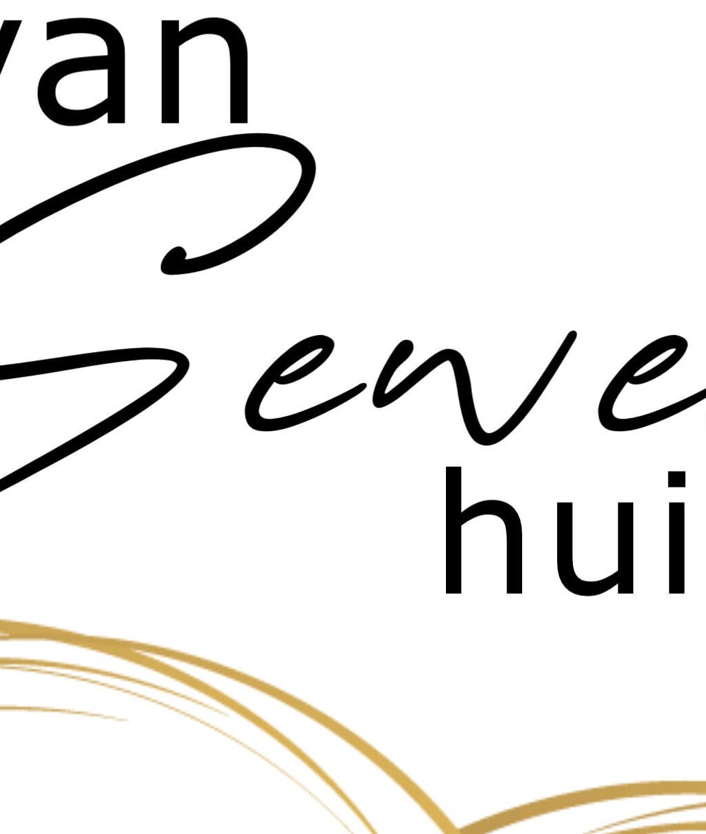 Elegant Van Sewen Huizen logo in Tzaneen, Limpopo, ZA with stylish font and gold accents.