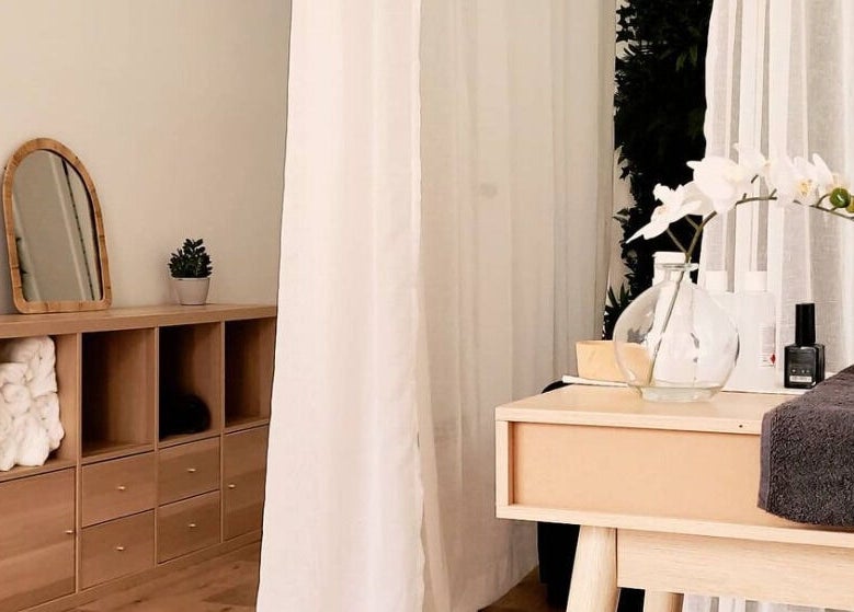 Calm beauty room at Dluxe Beauty and Brows, Waratah, New South Wales, AU with elegant decor.