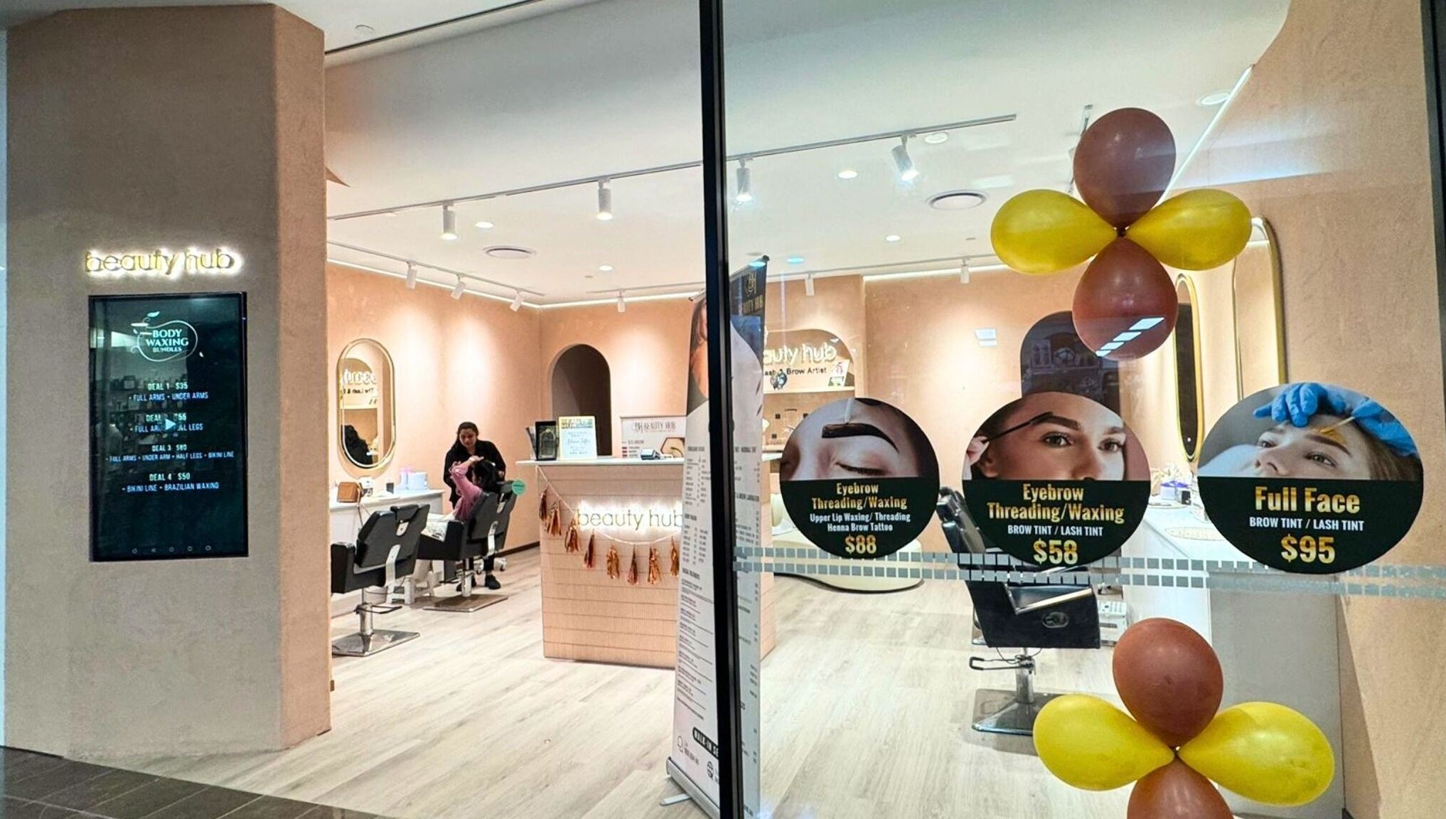 Exterior view of Beauty Hub - Carindale, showcasing modern design. Located in Carindale, Queensland, AU.