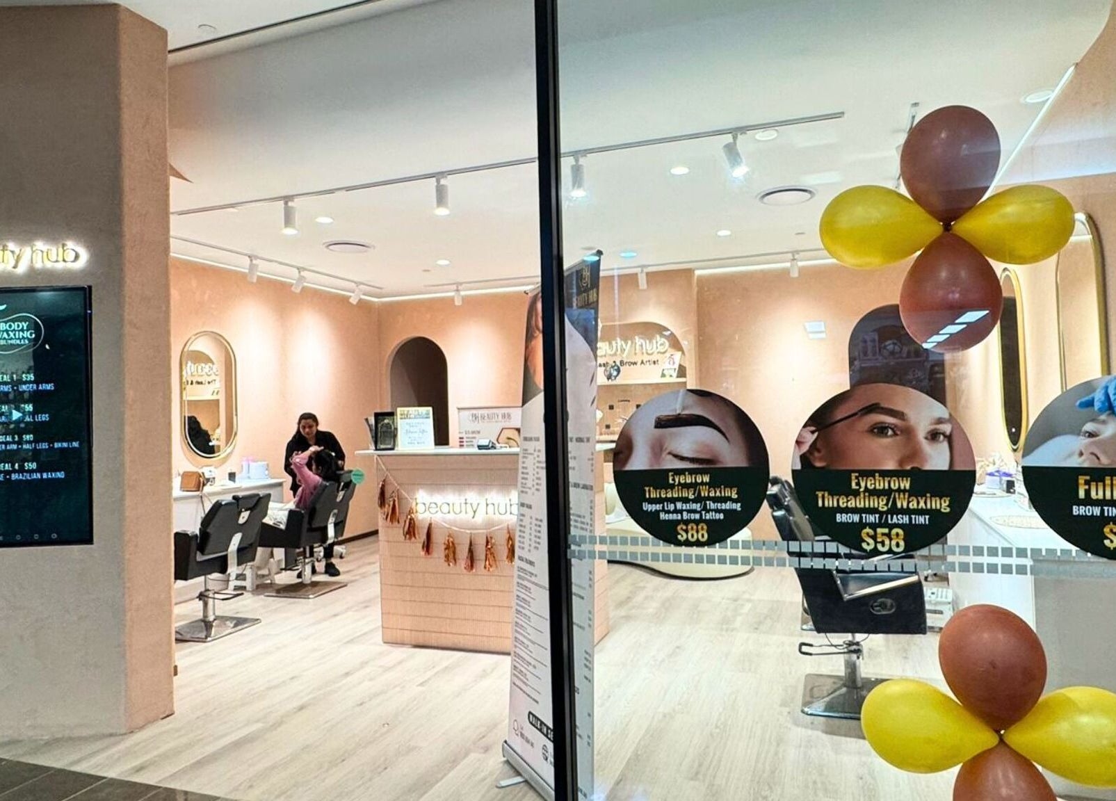 Exterior view of Beauty Hub - Carindale, showcasing modern design. Located in Carindale, Queensland, AU.