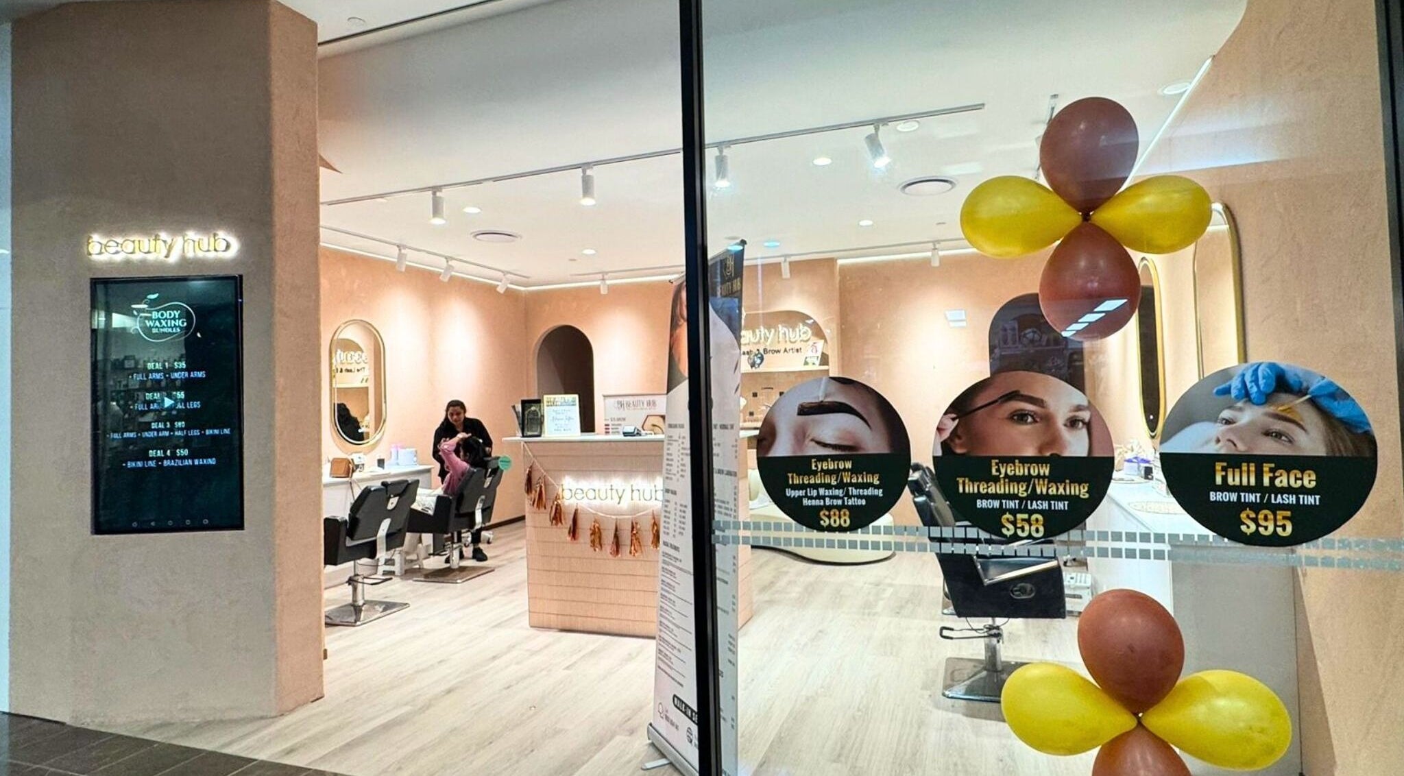 Exterior view of Beauty Hub - Carindale, showcasing modern design. Located in Carindale, Queensland, AU.