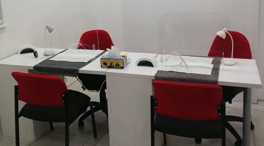 Chic nail stations at The Nail Creations, Randburg, Gauteng, ZA enhancing your beauty experience.