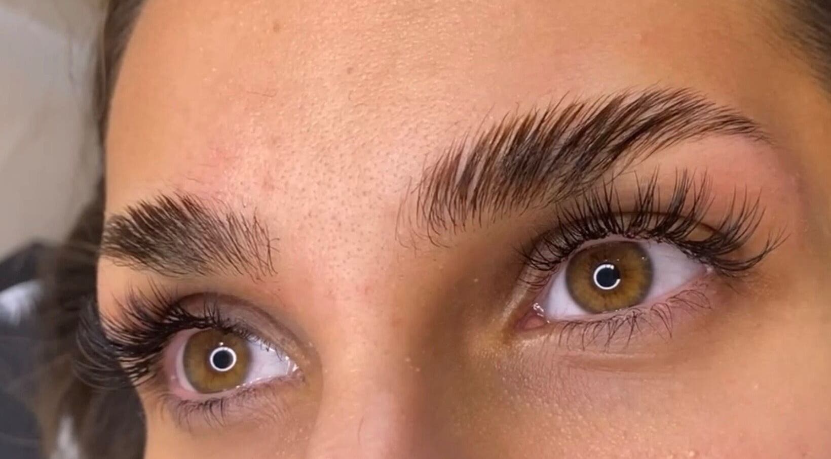 Close-up of styled lashes at LSL Lash Studio Red Bank, Red Bank, New Jersey, US, showcasing expertise.