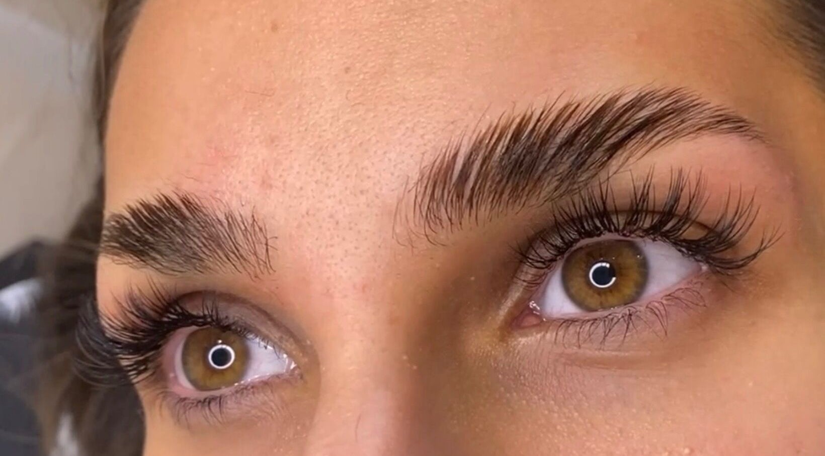 Close-up of styled lashes at LSL Lash Studio Red Bank, Red Bank, New Jersey, US, showcasing expertise.