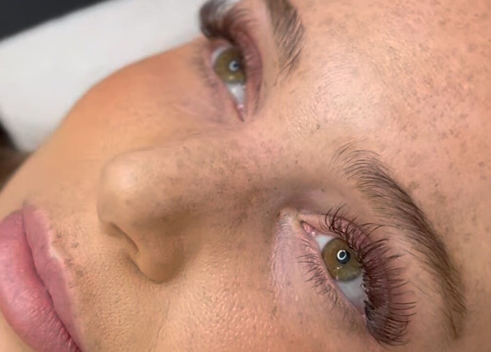 Elegant lash extensions at LSL Lash Studio Red Bank, located in Red Bank, New Jersey, US.