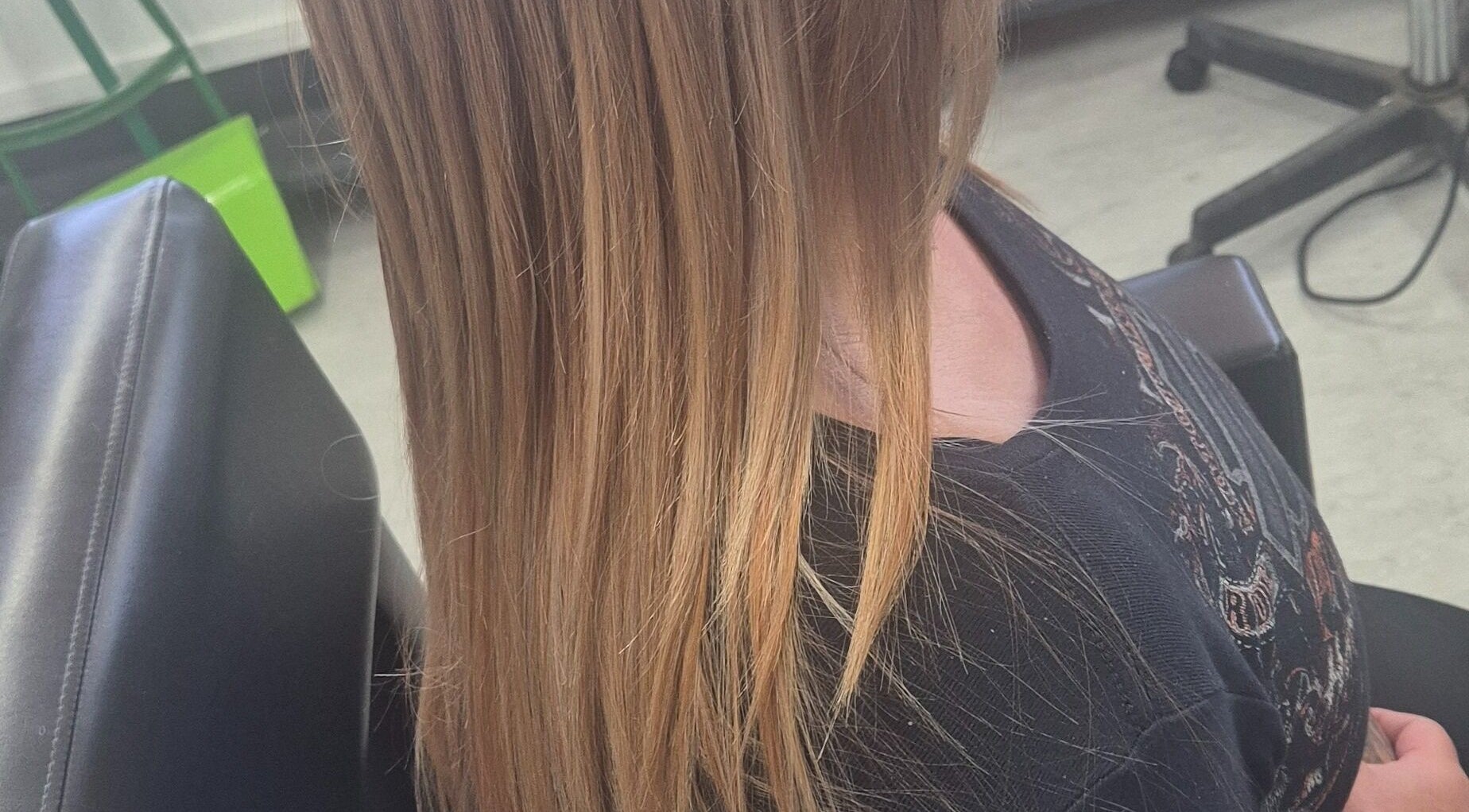 Beautifully styled long hair at Cheyenne and Co in Tokoroa, Waikato, NZ salon.