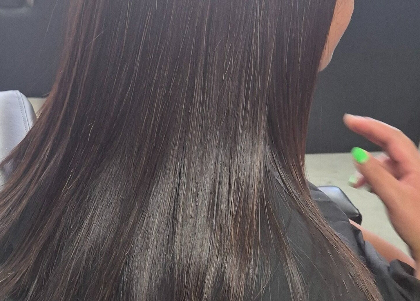 Smooth, shiny hair treatment at Cheyenne and Co, Tokoroa, Waikato, NZ.