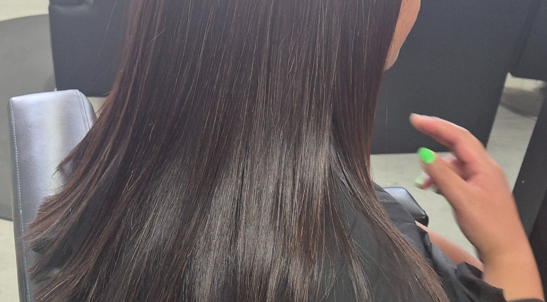 Smooth, shiny hair treatment at Cheyenne and Co, Tokoroa, Waikato, NZ.