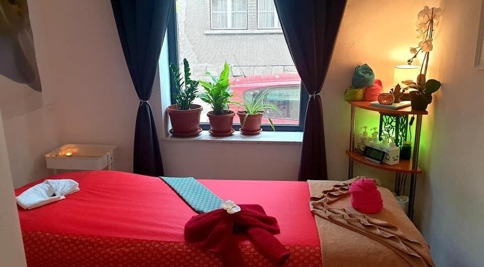 Cozy massage room at Sofia Thai Massage София Тайландски масажи, Sofia, Sofia City Province, BG.