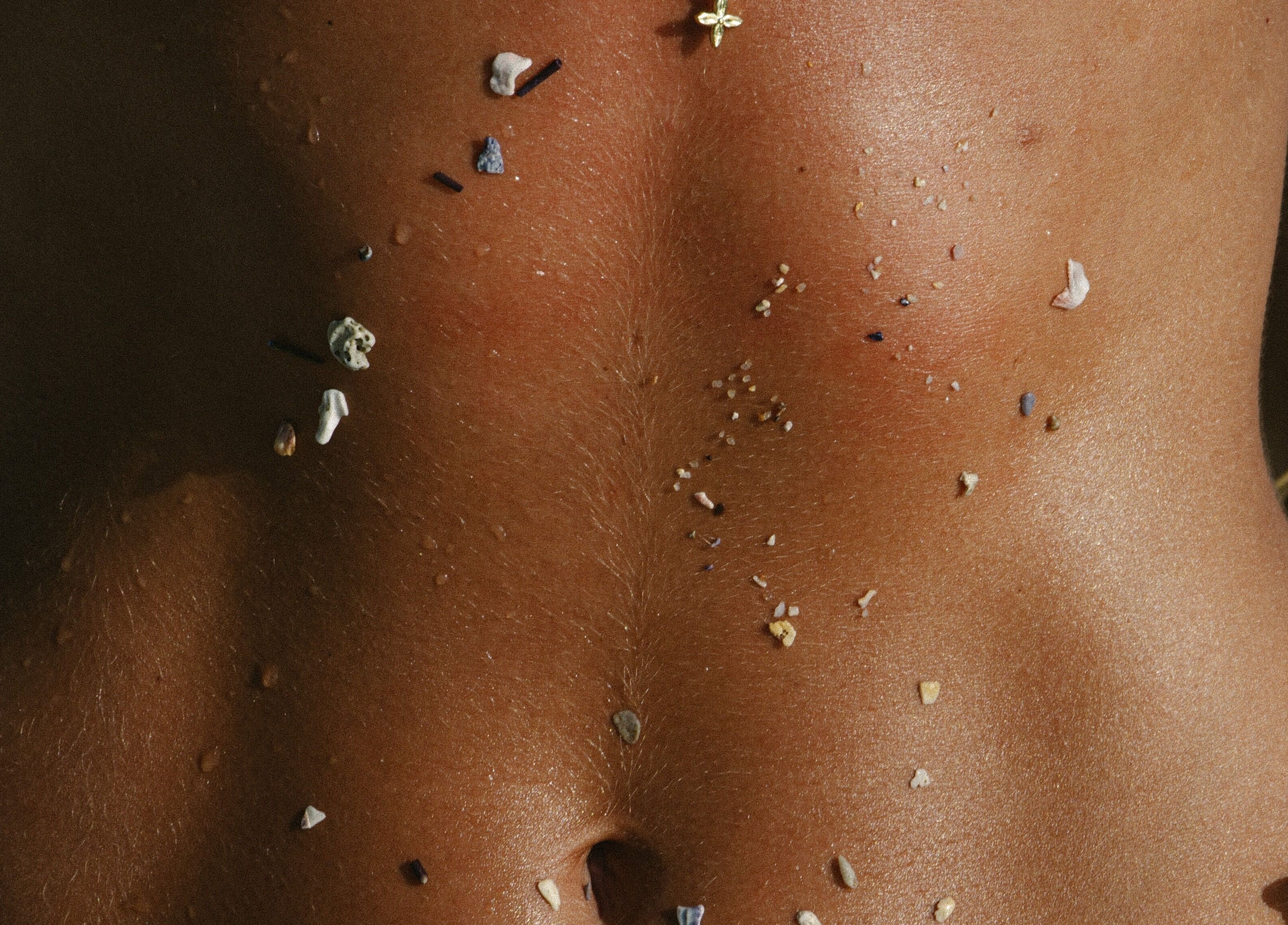 Sun-kissed skin with seashell accents at Leveche Tanning & Beauty in Chedgrave, England, GB.