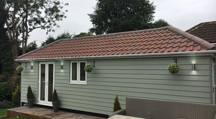 Charming exterior of Skin Solutions in Church Crookham, England. A welcoming beauty and wellness venue.