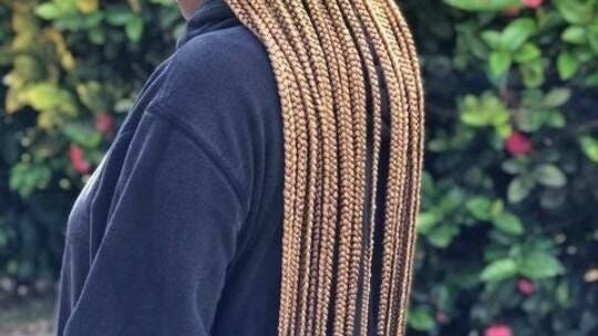 Knotless braids MedLarge Tips - Products Included 