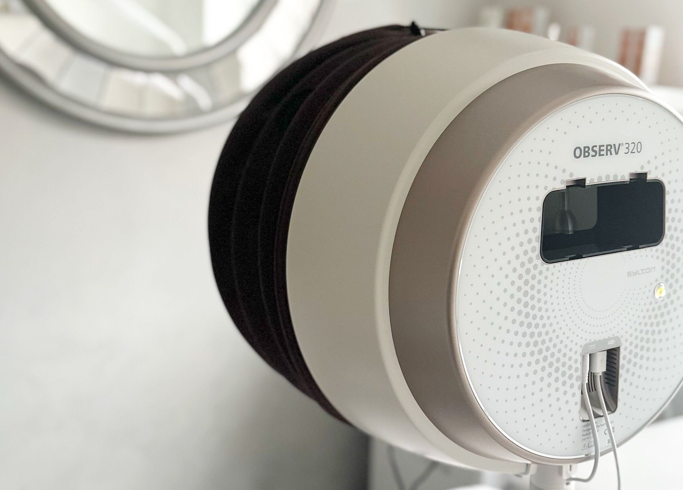 Advanced skin analysis device at Rebecca Beards Clinic in Bridgend, Wales, CF31 2ES, GB.