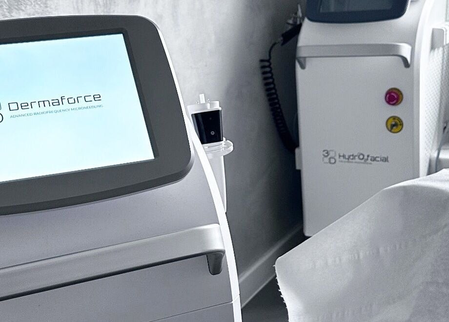 Advanced skincare technology at Rebecca Beards Clinic, Bridgend, Wales, CF31 2ES, GB. Modern aesthetic equipment.