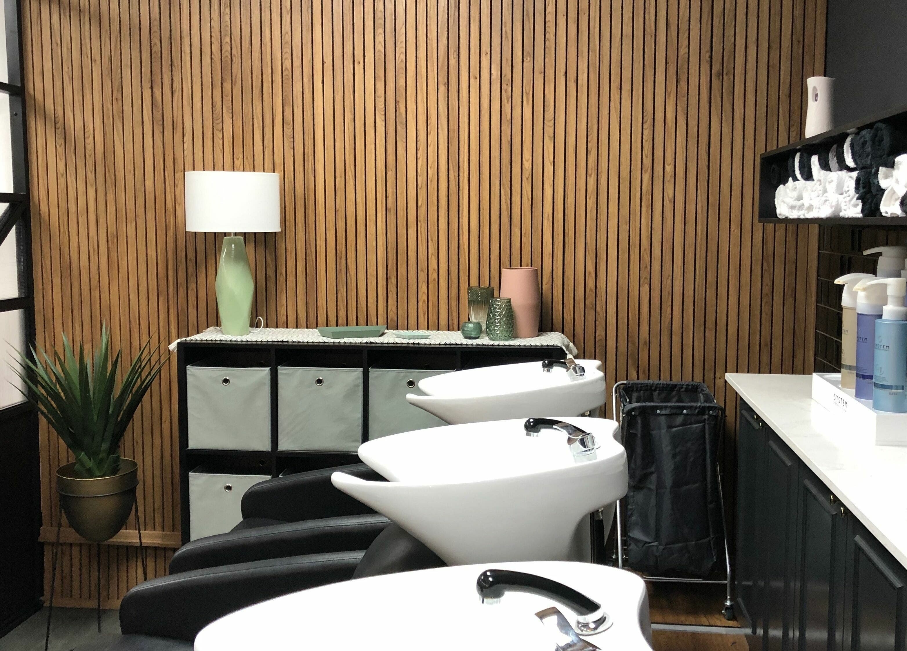 Stylish salon wash area at The Federation Kyalami, Midrand, Gauteng, ZA with modern design and elegance.