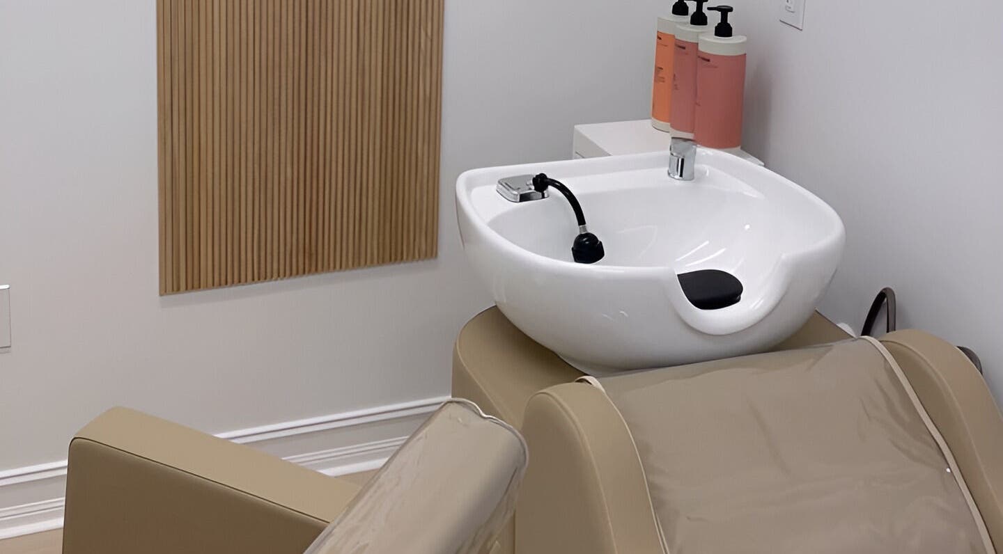 Luxurious shampoo station at Hair Extensions by Stephanie in Bonita Springs, Florida, US.