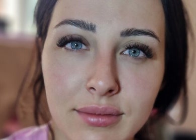 Close-up of a client with stunning lashes by Xtreme Beauty (Mobile Therapist), Ponteland, England, GB.