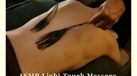 ASMR light touch massage with peacock feathers at Xtreme beauty @Danustudios Forest Hall, England, GB.
