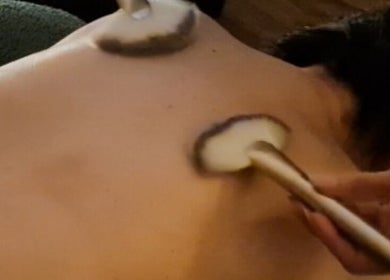 Back massage with brushes at Xtreme Beauty @Danustudios Forest Hall, Forest Hall, England, GB.