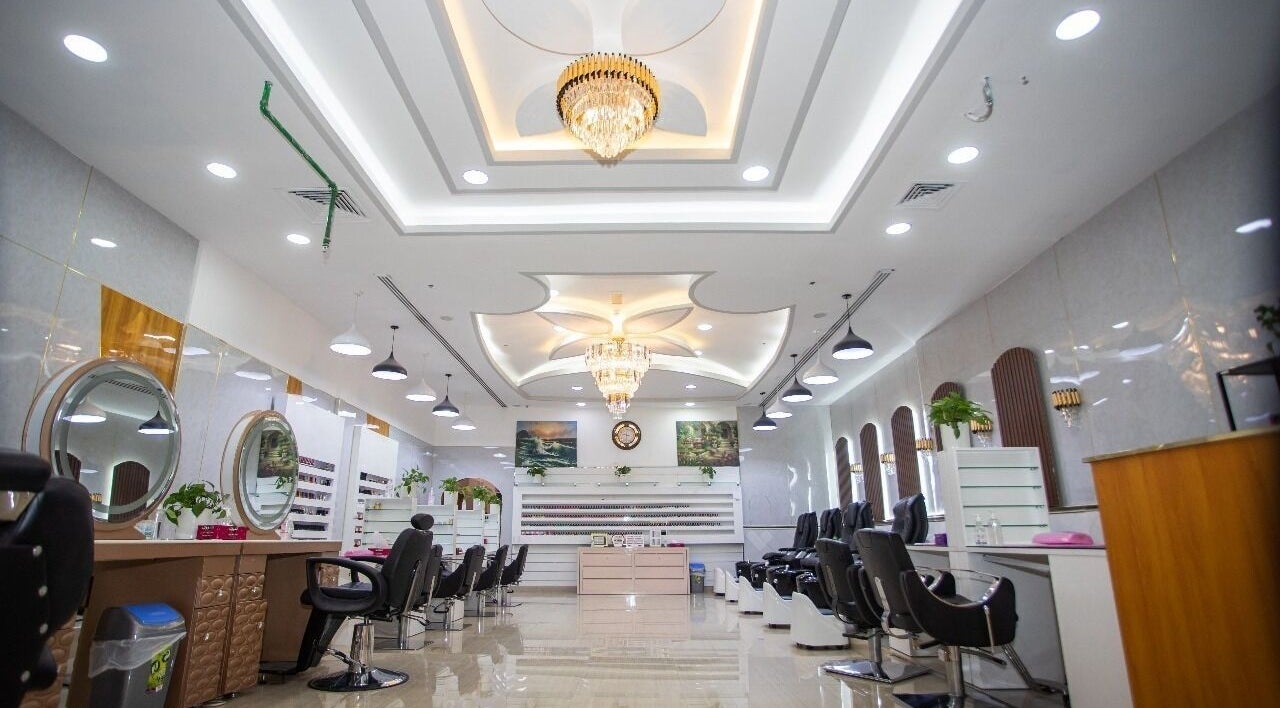 Chic interior of Companion Beauty Salon & Spa - Dubai Qusaise - Madina Mall Branch, Dubai, Dubai, AE.