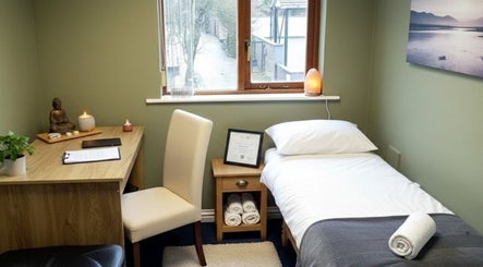 Tranquil therapy space at AcuRodos Clinic, Clonee, Leinster, IE with calming decor and serene ambiance.