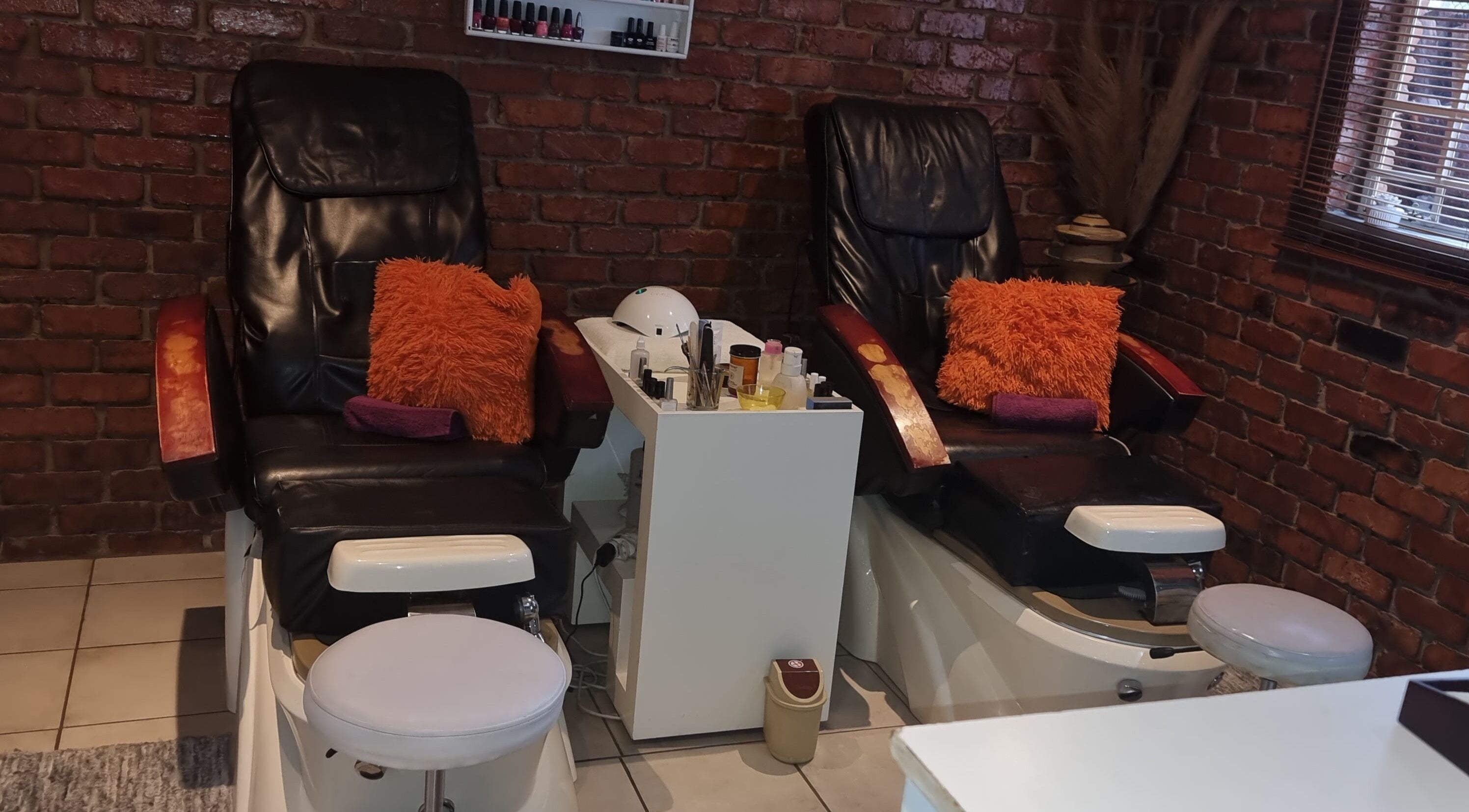 Relaxing pedicure chairs at Zoella Day Spa, Bela-Bela, Limpopo, ZA, ready for the ultimate pampering session.