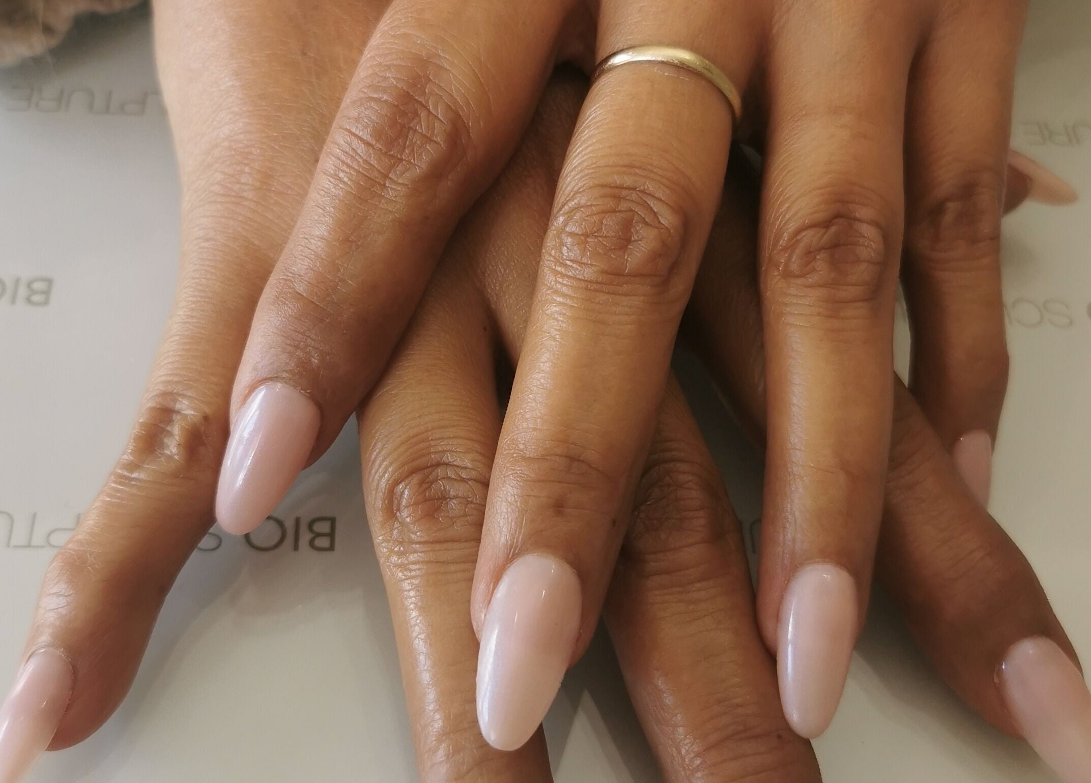 Perfectly manicured nails at Tranquil Times Medi-Spa, Robertson, Western Cape, ZA, showcasing elegance and care.