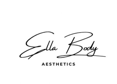 Stylish logo for Ella's Body & Aesthetics, located in Toronto, Ontario, CA, offering beauty services.