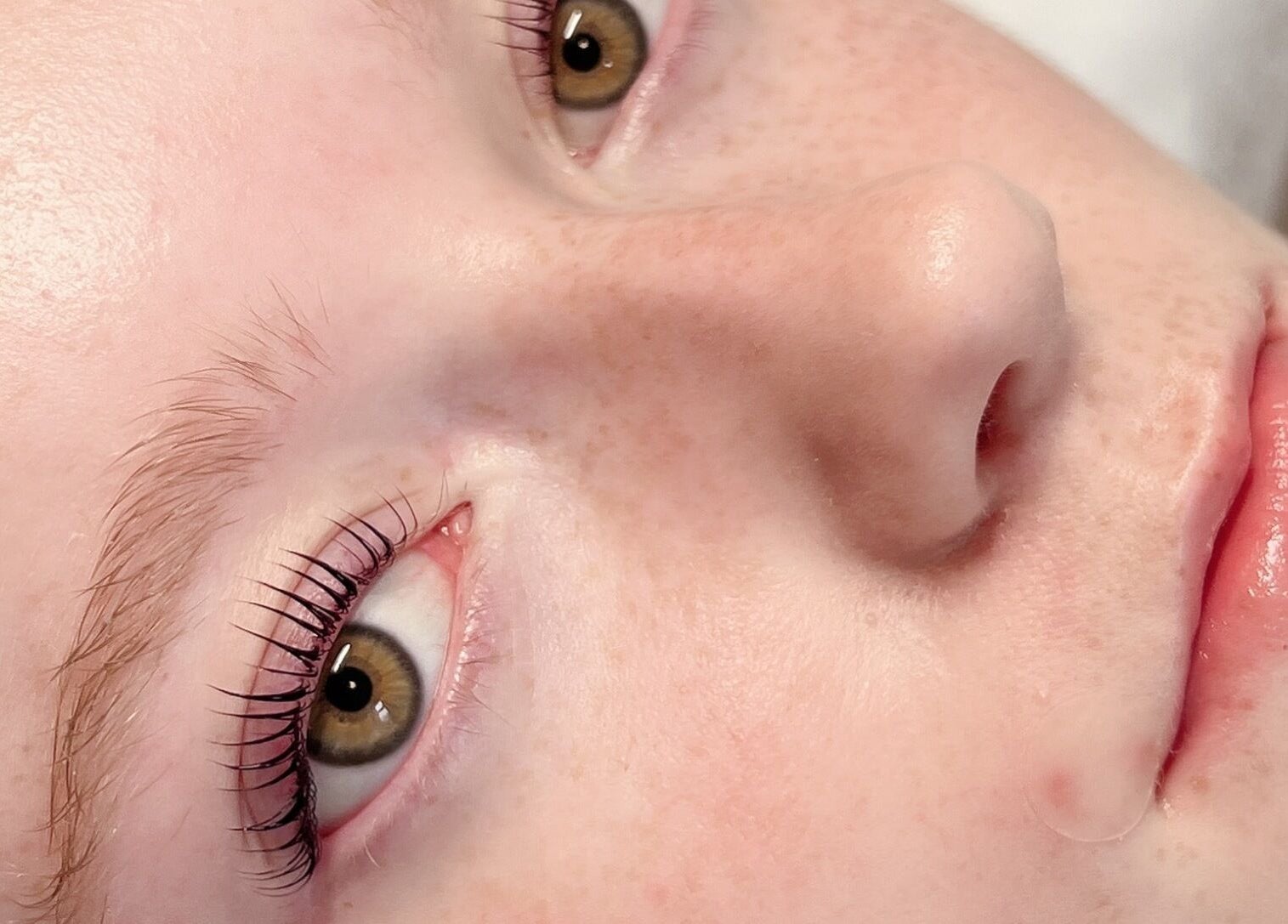 Close-up of elegant lashes at Min Beauty, Auckland, Auckland, NZ showcasing expert lash application.