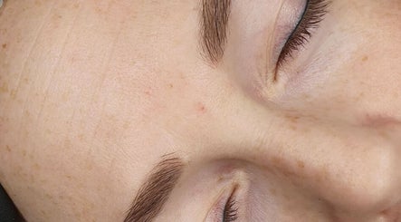 Close-up of neatly groomed eyebrows at Precision by Sue, Cavan, County Cavan, IE. Perfect for beauty care.