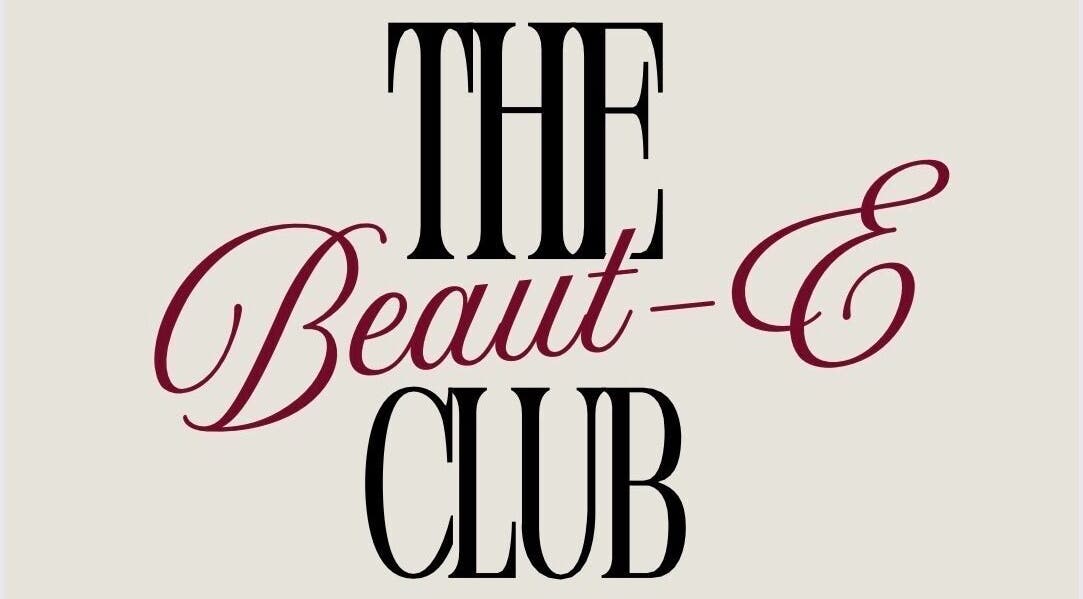 Elegant logo of The Beaut-E Club located in Glasgow, Scotland, GB, showcasing sophisticated typography.