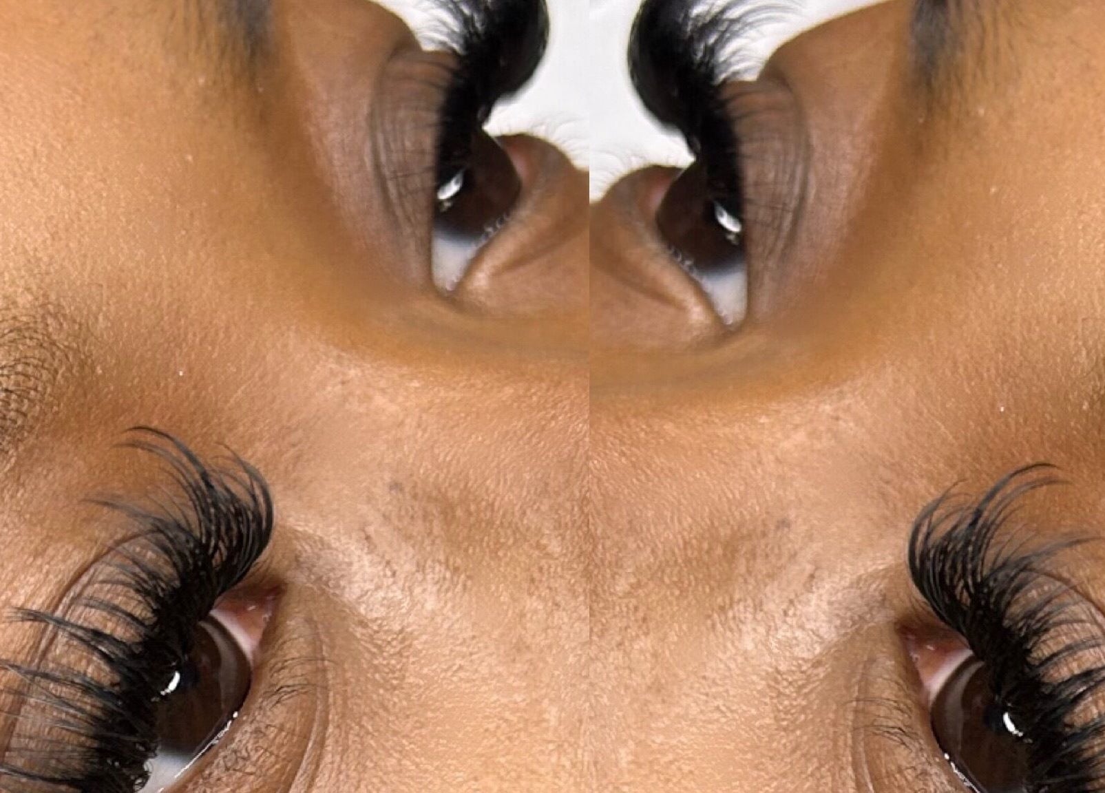 Close-up of stunning eyelash extensions at Sugar Lash Suite, Smethwick, England, GB. Perfect for enhancing beauty.