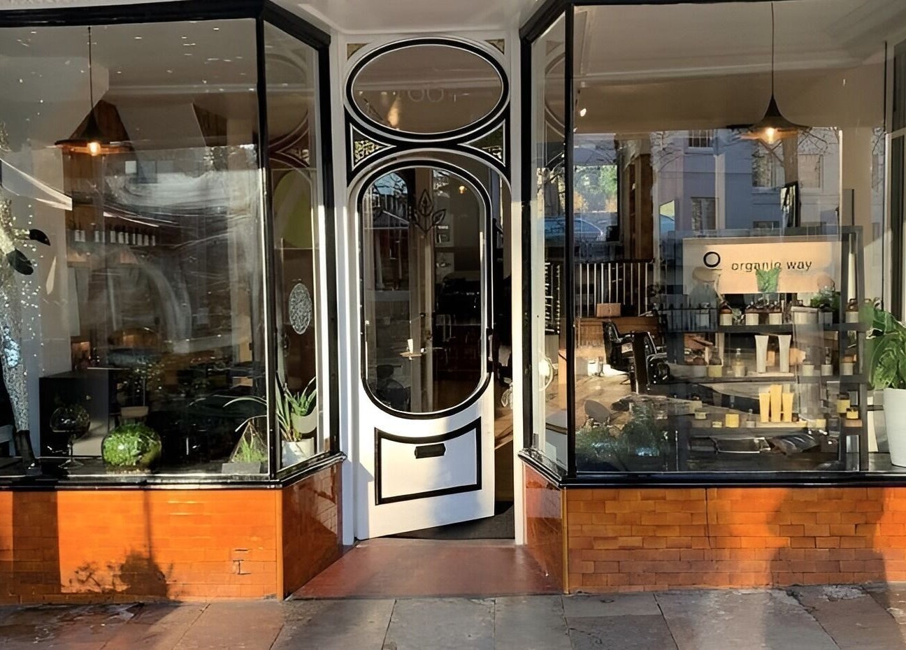 TAW entrance with elegant decor located in Tunbridge Wells, England, GB, inviting ambience for wellness and beauty.