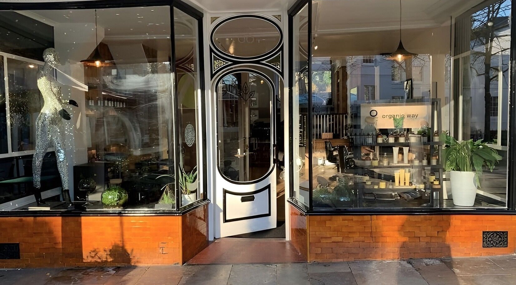 TAW entrance with elegant decor located in Tunbridge Wells, England, GB, inviting ambience for wellness and beauty.