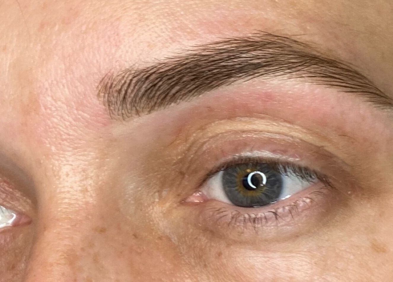 Expert eyebrow grooming at Source, Methven, Scotland, GB showcases precise shaping and perfection.