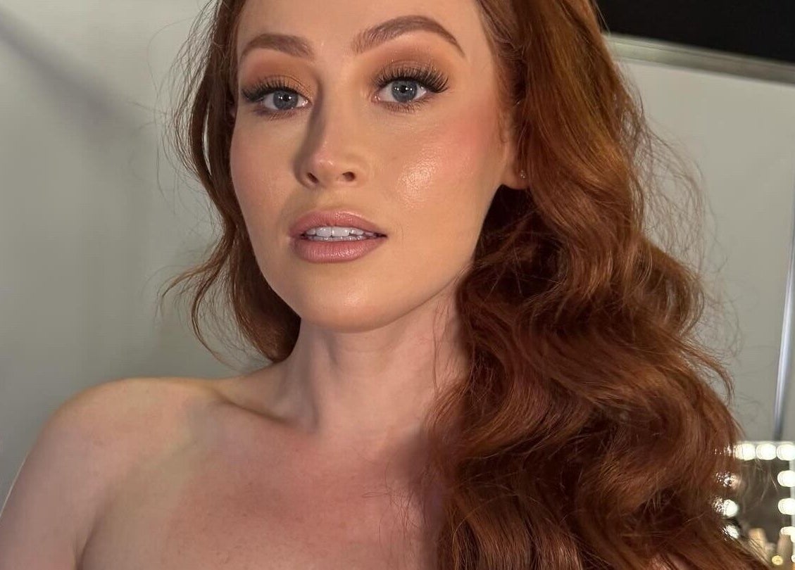 Woman with styled red hair, showcasing makeup by Professional Beauty, Dungarvan, County Waterford, IE.