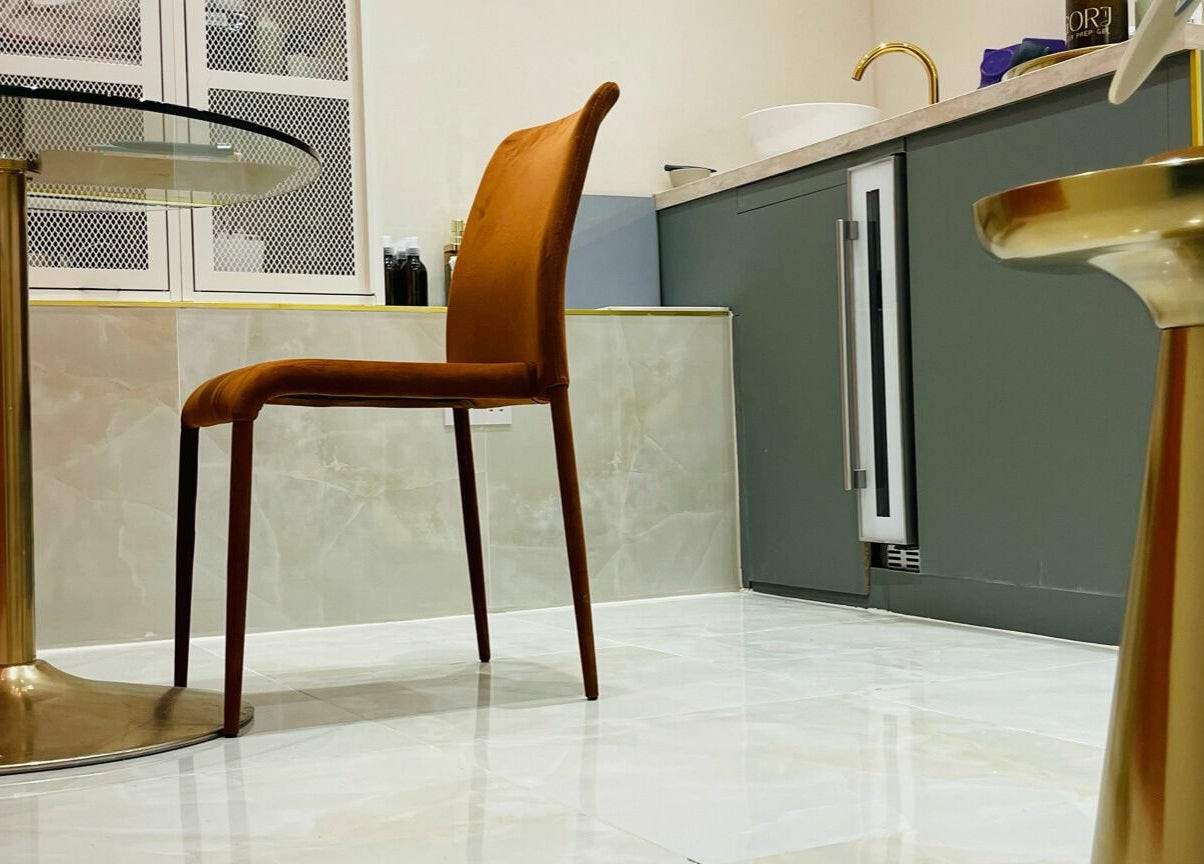 Sophisticated interior at Gorj Brows Beauty - Strood, Rochester, England, GB showcasing stylish furnishings.