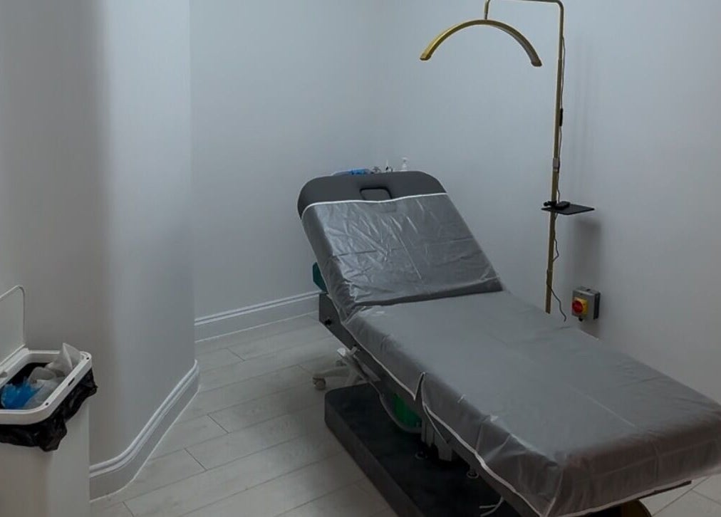 Spacious, modern treatment room at Ely Spmu & Aesthetic Clinic, Ely, England, GB.