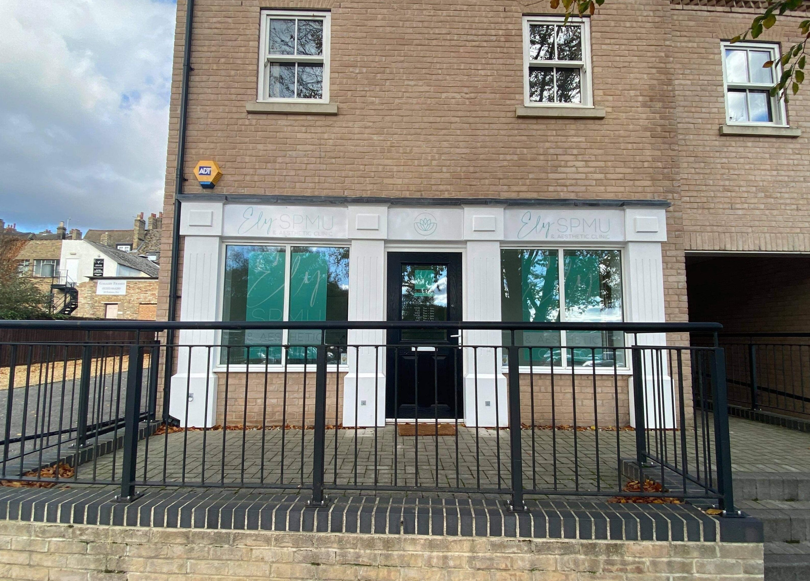 Ely Spmu & Aesthetic Clinic facade in Ely, England, GB, showcasing its elegant brick exterior.